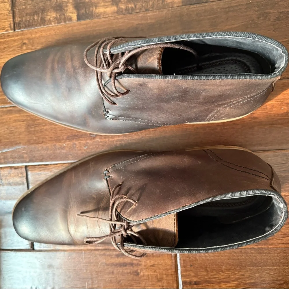 Leather Chukka Dress Shoes Boots